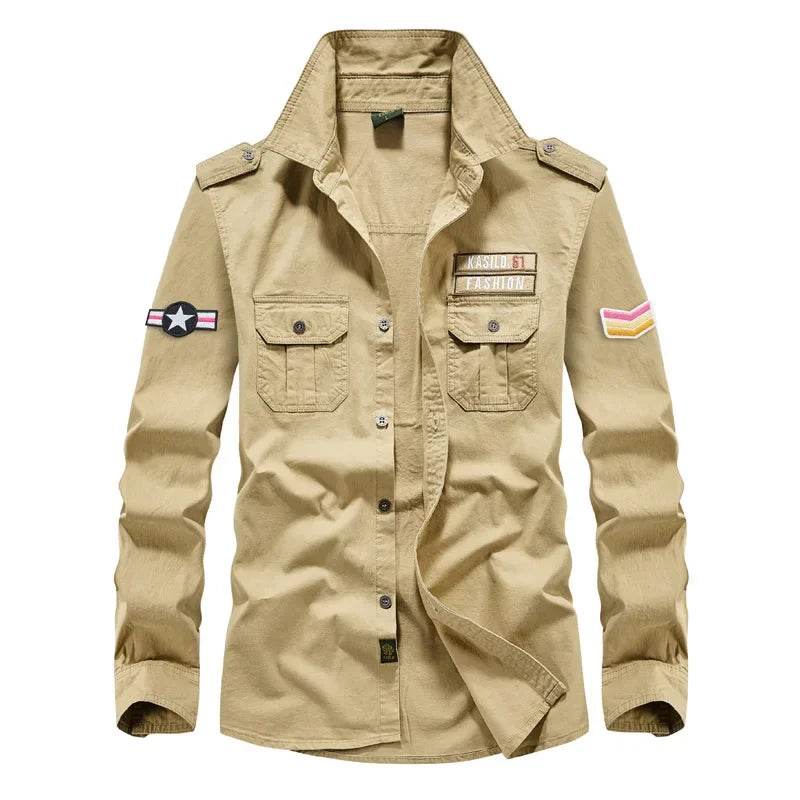 Outdoor Military Long-sleeved Shirt - Military-Outdoors.com