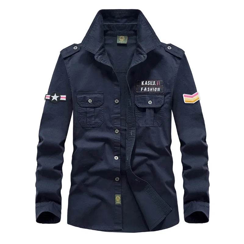 Outdoor Military Long-sleeved Shirt - Military-Outdoors.com