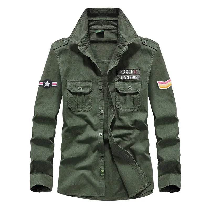 Outdoor Military Long-sleeved Shirt - Military-Outdoors.com