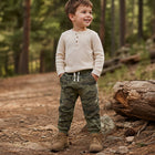 Kids Camouflage Sweatpants - Outdoor Joggers with Drawstring