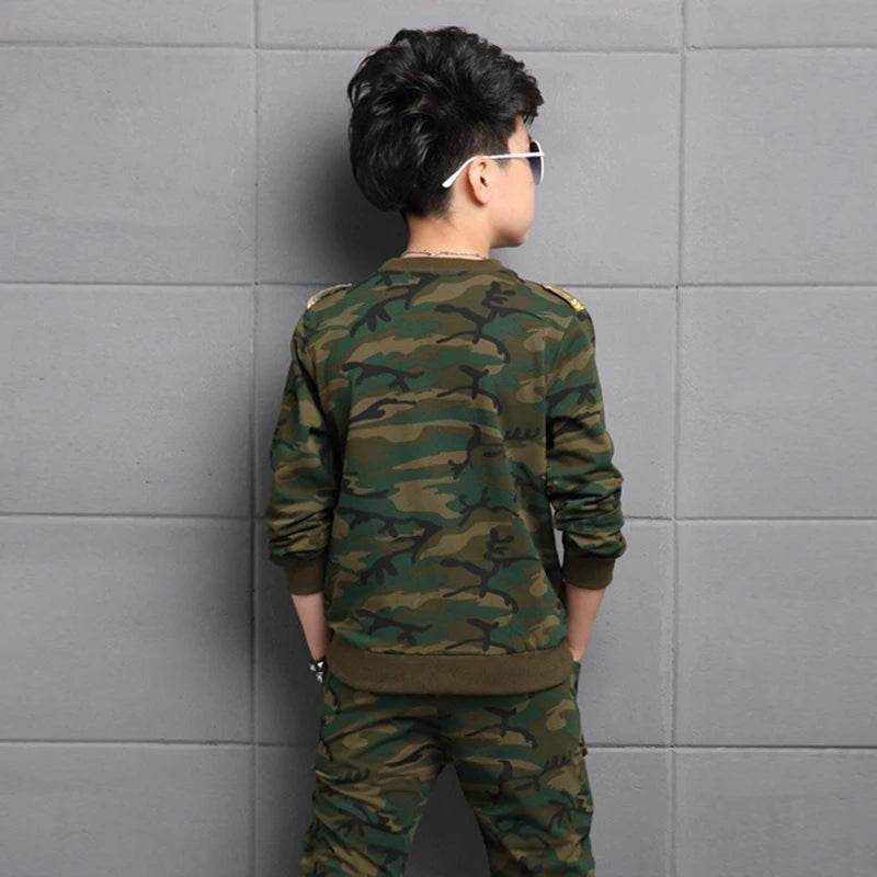 Kids Camouflage Boys Tracksuit Sets - Military-Outdoors.com