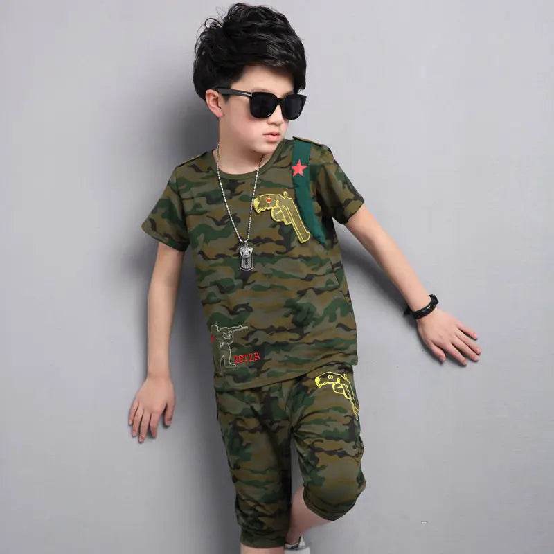 Kids Camouflage Boys Tracksuit Sets - Military-Outdoors.com