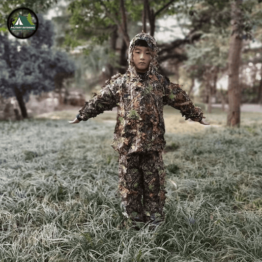 Kids Ghillie Suit for Outdoor Adventures - Military-Outdoors - Military-Outdoors.com