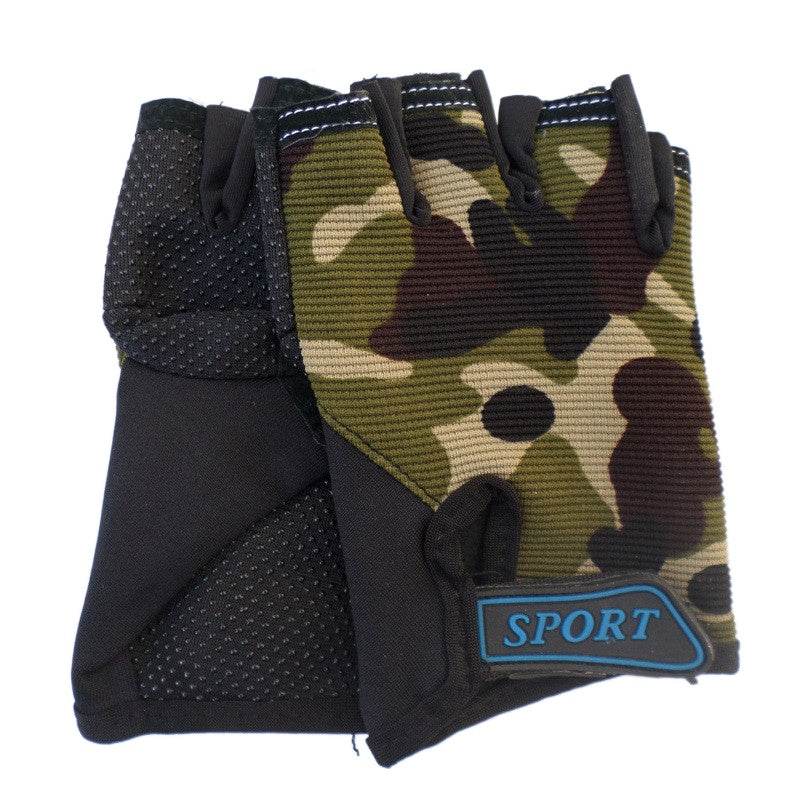 Kids Half Finger Gloves - Camo Tactical Gear - Military-Outdoors.com