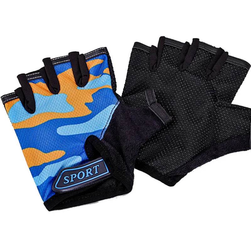 Kids Half Finger Gloves - Camo Tactical Gear - Military-Outdoors.com