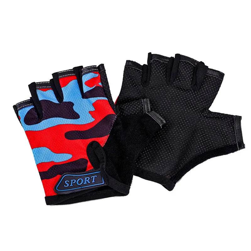 Kids Half Finger Gloves - Camo Tactical Gear - Military-Outdoors.com