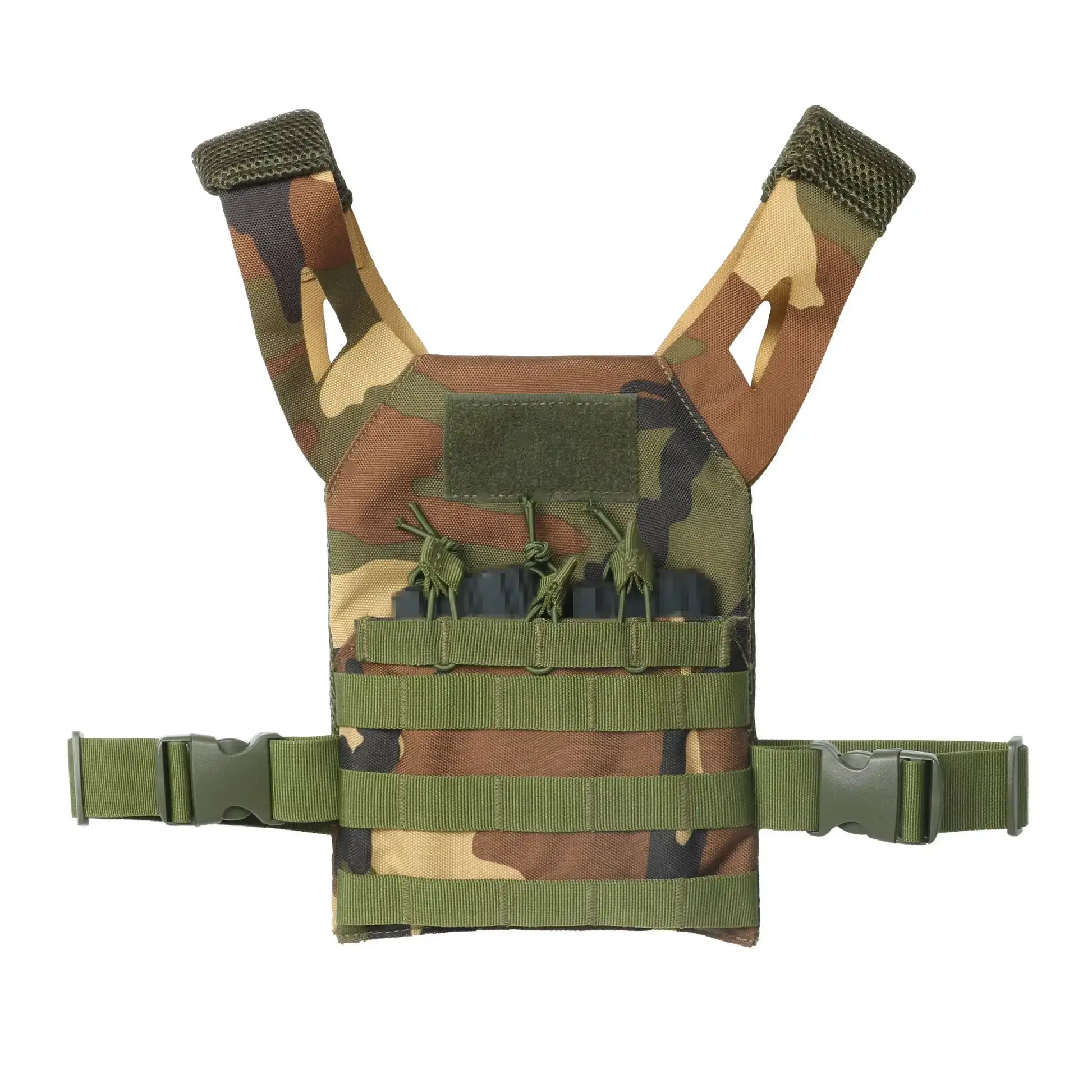 Kids tactical vest in camouflage for outdoor play and adventures
