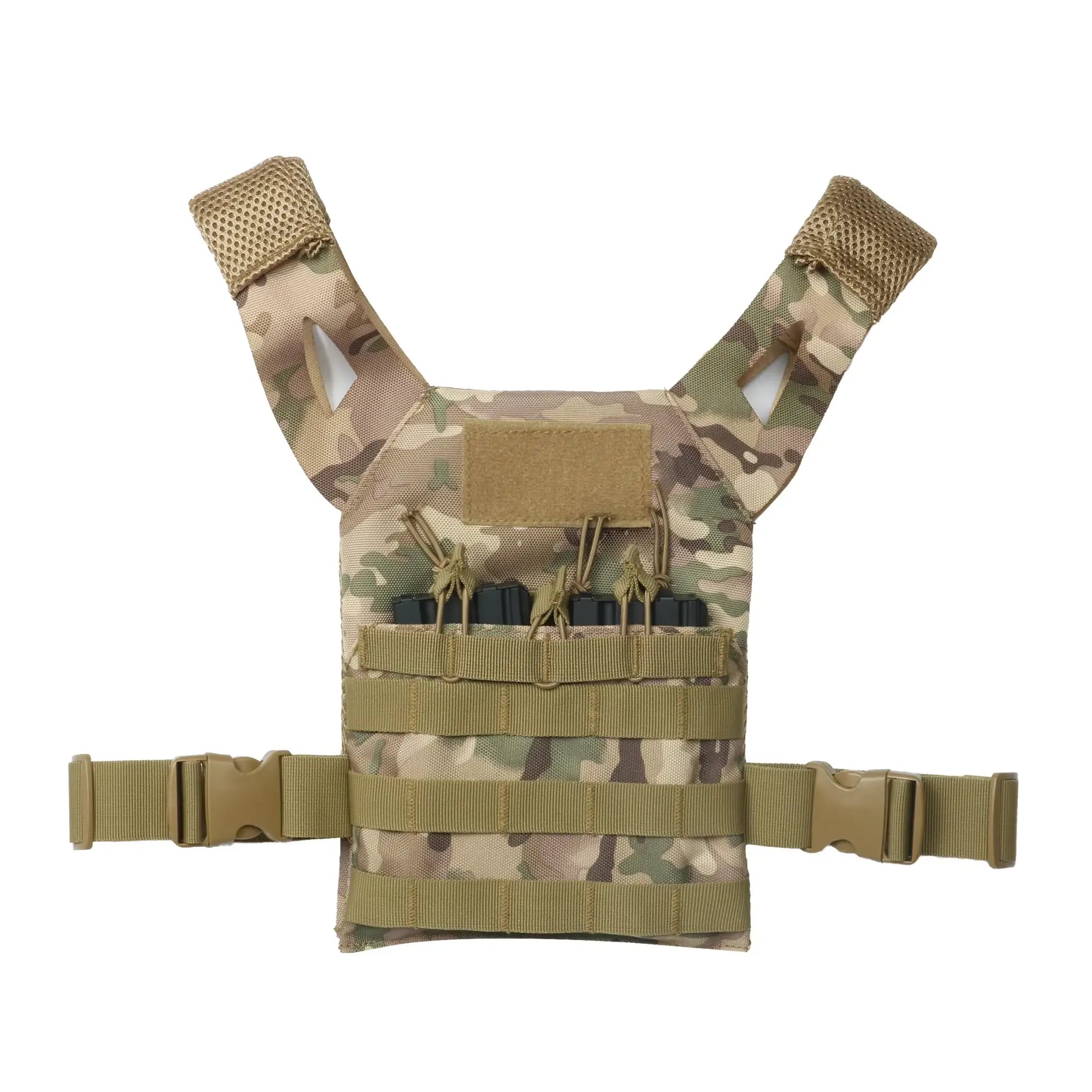 Kids tactical vest in camouflage for outdoor adventures