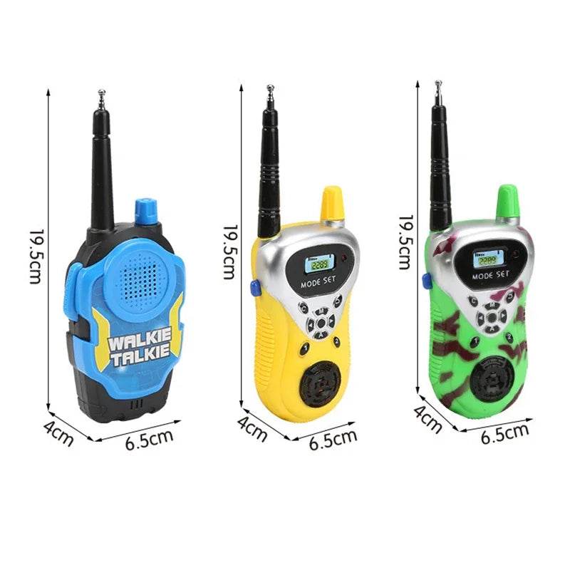 2Pcs Set Walkie Talkies for Kids 50M Range - Military-Outdoors.com