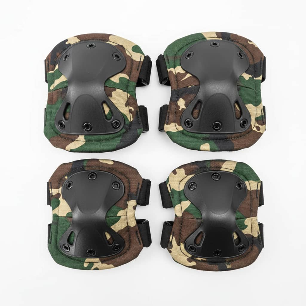 Camouflage Knee and Elbow Pads for Enhanced Protection and Comfort