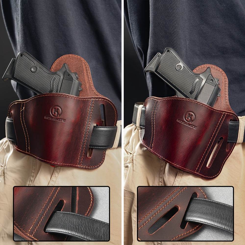 Genuine Leather Holster For Colt 1911 Pistols - Durable Design - Military-Outdoors.com