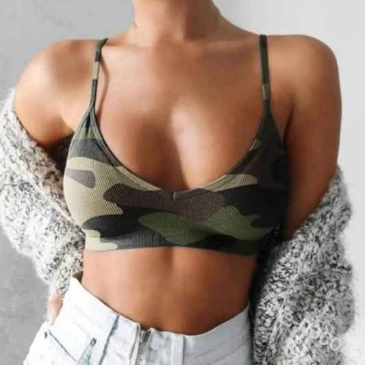 Military-Outdoors.com Camouflage Lady Sports Bra - Military-Outdoors.com