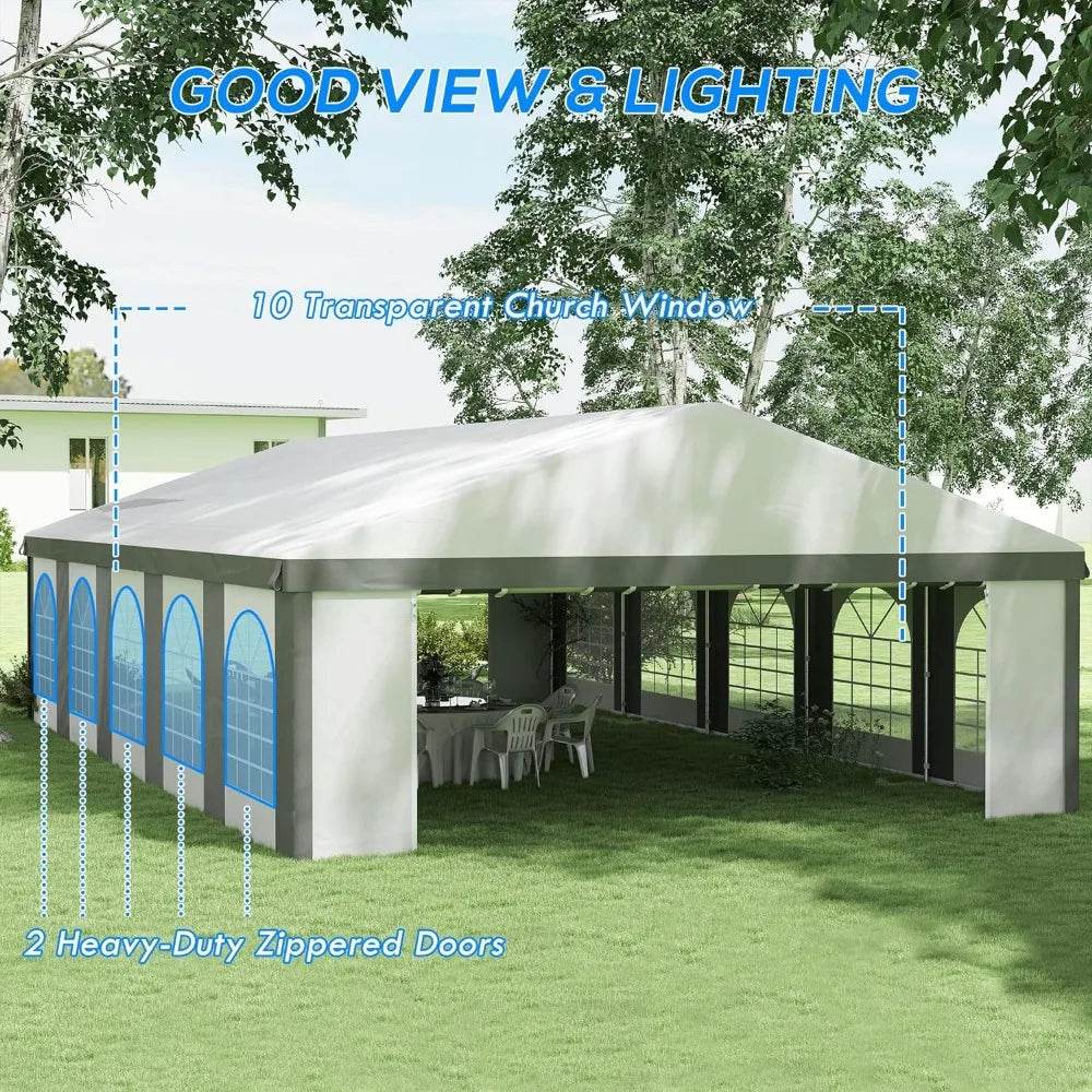 Large Party Or Canteen Tent With Removable Sidewalls - Military-Outdoors.com