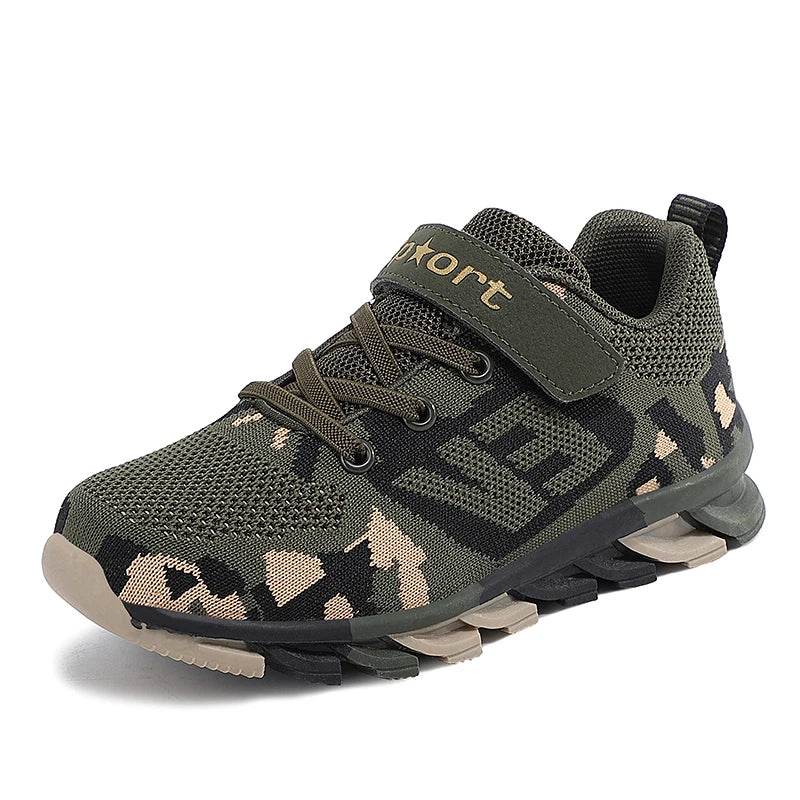 Military-Outdoors Camouflage Children Boys Sneakers for active play