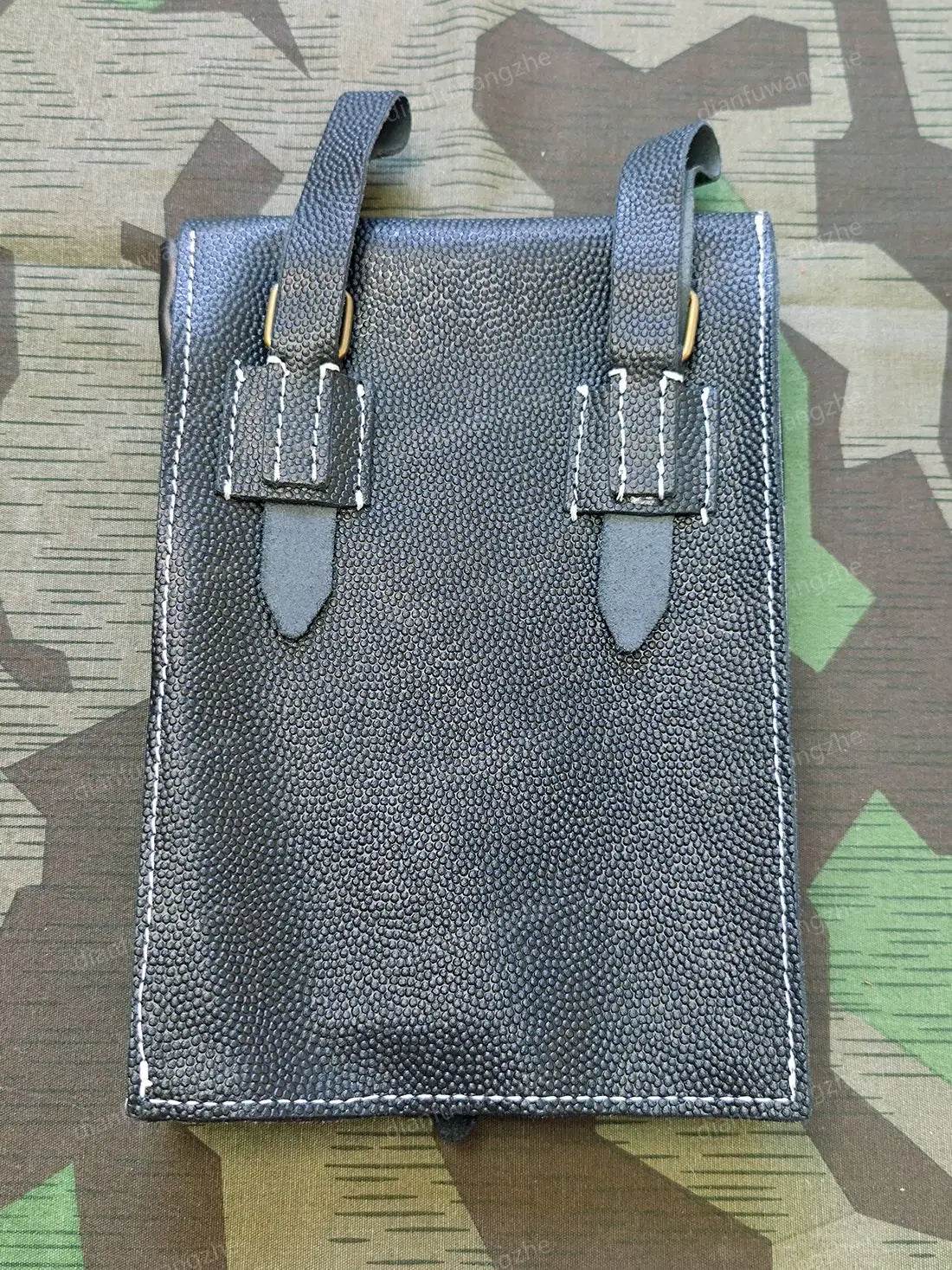 WWII German Officer M35 Leather Map Case - Military-Outdoors.com