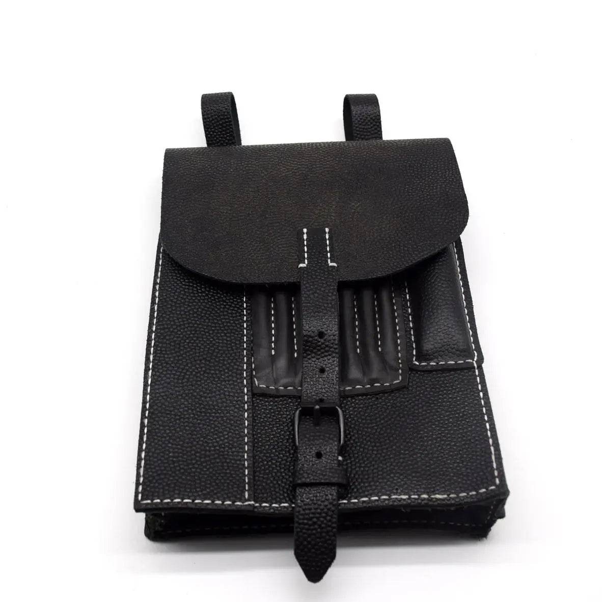 WWII German Officer M35 Leather Map Case - Military-Outdoors.com