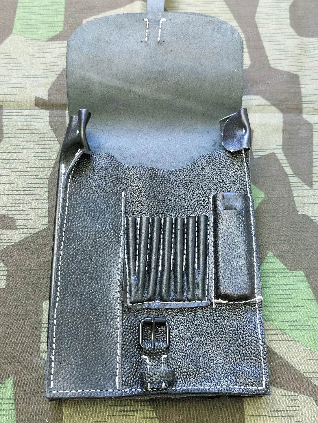 WWII German Officer M35 Leather Map Case - Military-Outdoors.com