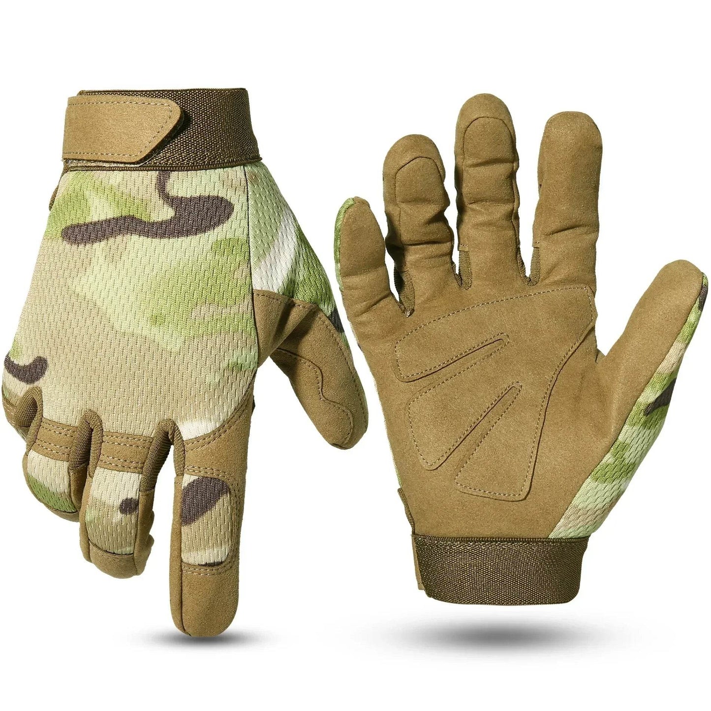 Military-Outdoors Multicam Outdoor Tactical Gloves - Military-Outdoors.com