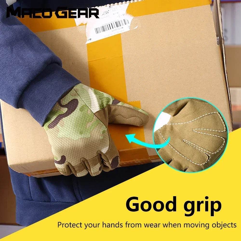 Military-Outdoors Multicam Outdoor Tactical Gloves - Military-Outdoors.com