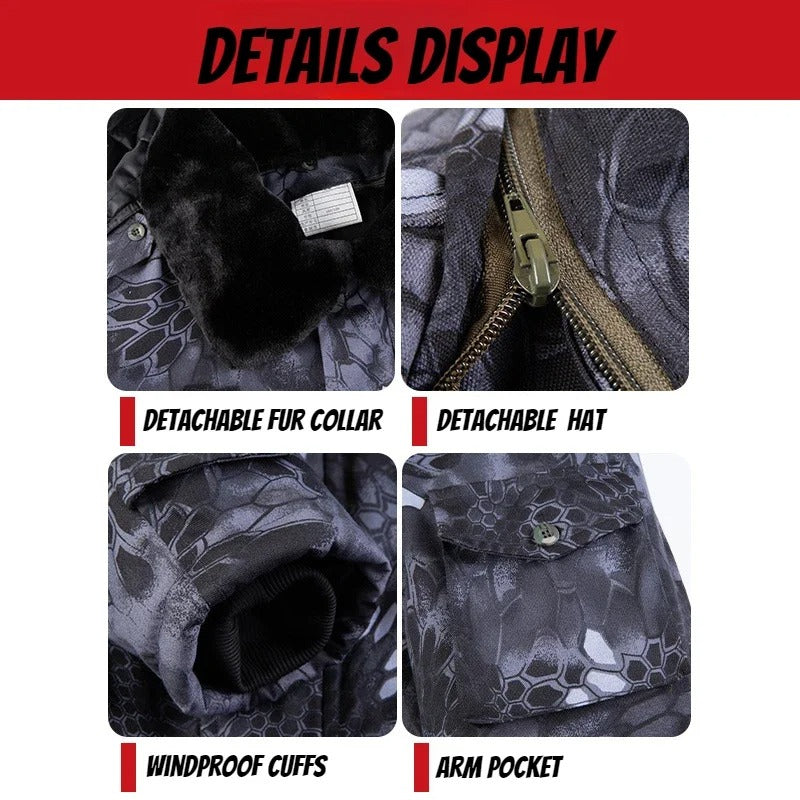 Military-Style Winter Cotton Coat for Outdoor Adventures Military-Outdoors.com