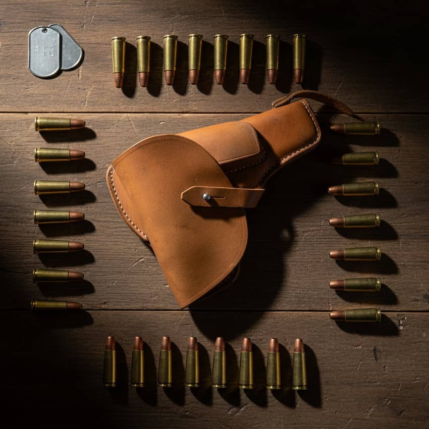 Chinese Type 54 Tokarev Leather Holster - Surplus Collectible full set