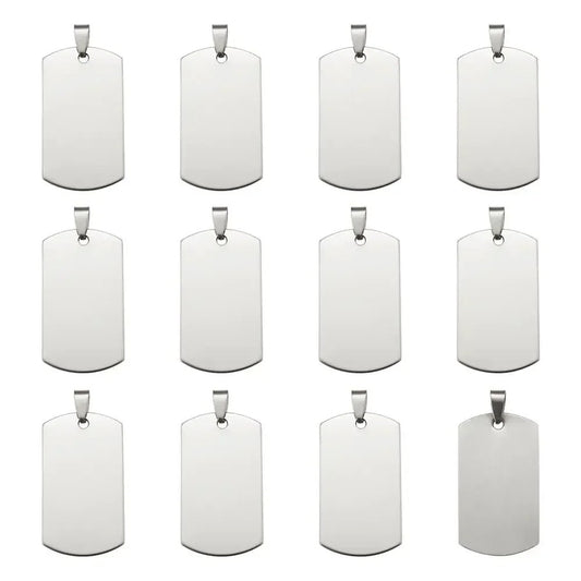 Buy 50pcs Lot Blank Army Dog Tags for Laser Engraving Military-Outdoors.com