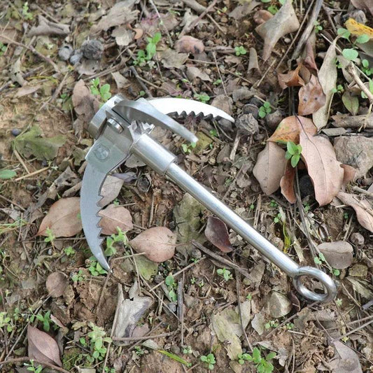Foldable Survival Grappling Hook - 3 Claws - Military-Outdoors.com