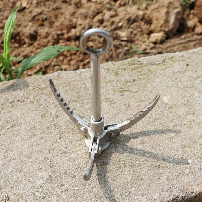 Foldable Survival Grappling Hook - 3 Claws - Military-Outdoors.com