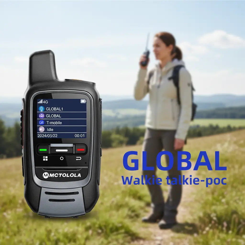 POC Walkie Talkie in black for clear outdoor communication