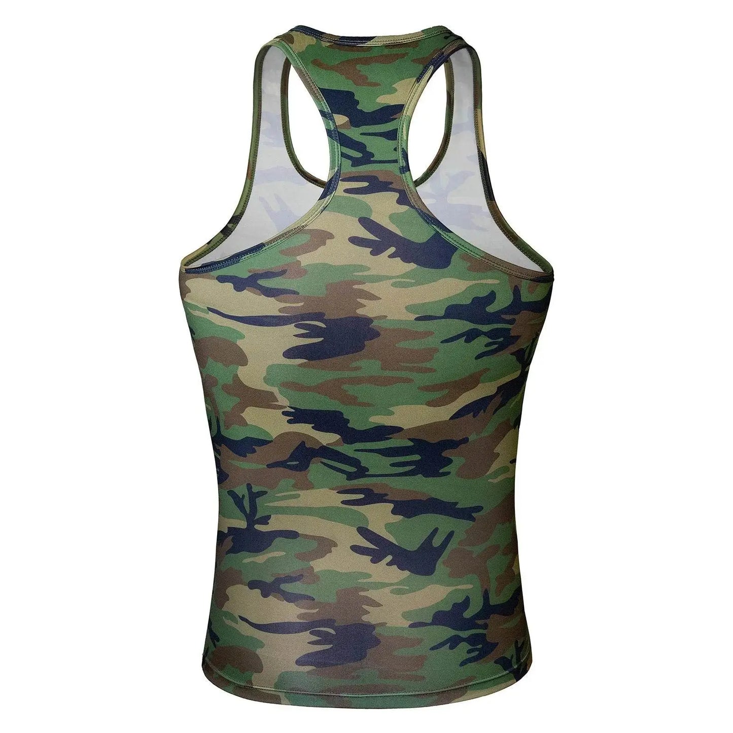 Men Sleeveless Undershirt in camouflage design for comfortable outdoor wear