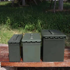 Classic Metal Storage Box with Lock for Outdoor Gear