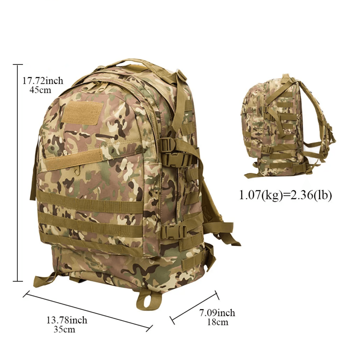 Military-Outdoors Military Rucksack 40L for Adventurers - Military-Outdoors.com