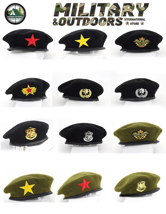 High Quality Wool Army Berets With Emblem - Military-Outdoors.com