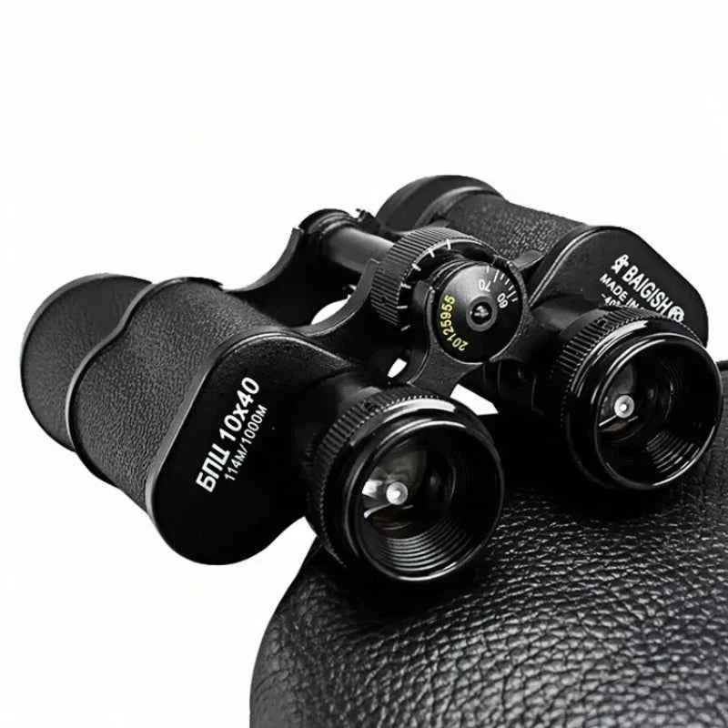 Military binoculars 10x40 with high magnification and durable design for outdoor use