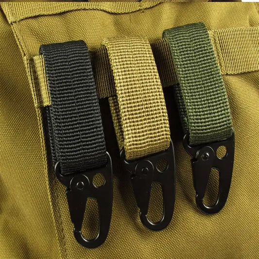Military Buckle Strap in Black, Tan, and Olive for Tactical Gear
