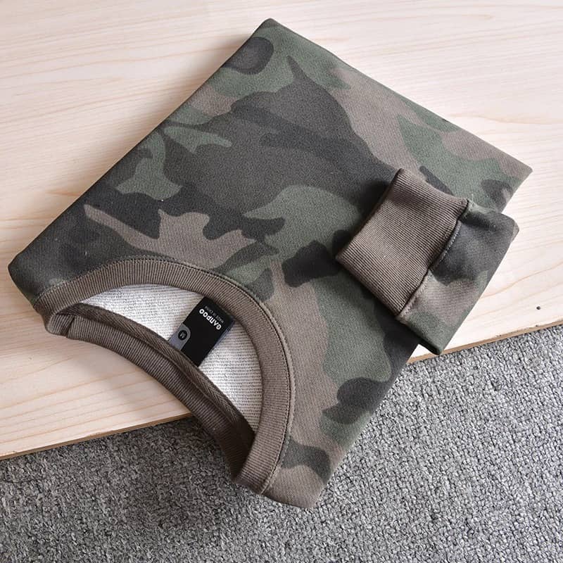 Military Camouflage Sweatshirts in Olive Green for Outdoor Activities