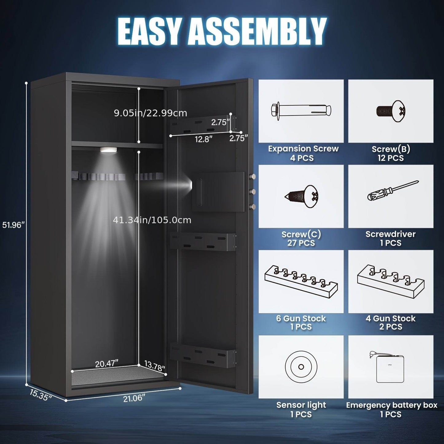 Biometric Safe For Guns With Fingerprint Access 10-14 Gun - Military-Outdoors.com