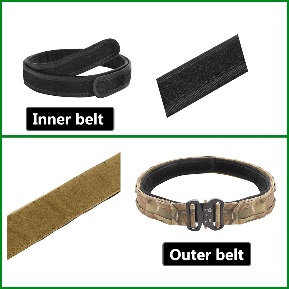 Military Double-Layer Belt for Tactical Gear Use - Military-Outdoors.com