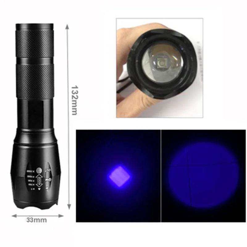 3W Zoomable UV Military Grade Flashlight - Military-Outdoors.com