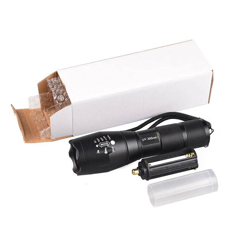 3W Zoomable UV Military Grade Flashlight - Military-Outdoors.com