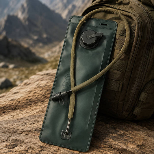 Military Hydration Pack Water Bladder Green for Outdoor Adventures