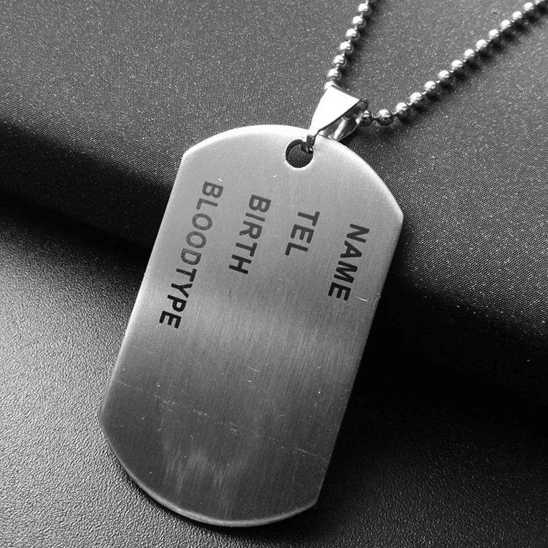 Military ID Tag Necklace - Durable And Personalized - Military-Outdoors.com