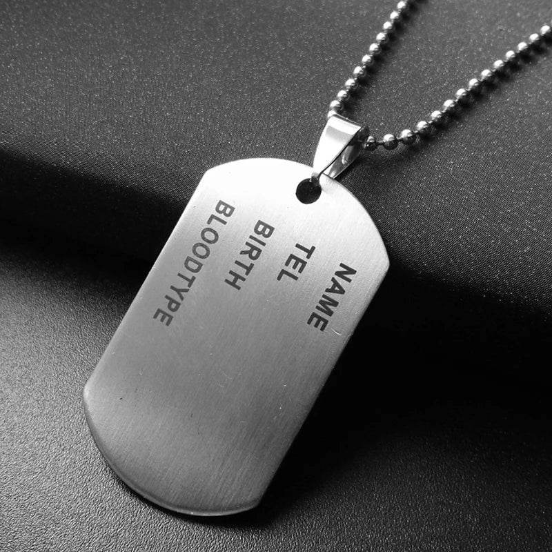 Military ID Tag Necklace - Durable And Personalized - Military-Outdoors.com