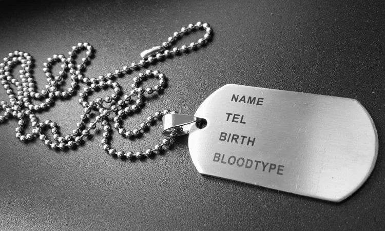 Military ID Tag Necklace - Durable And Personalized - Military-Outdoors.com