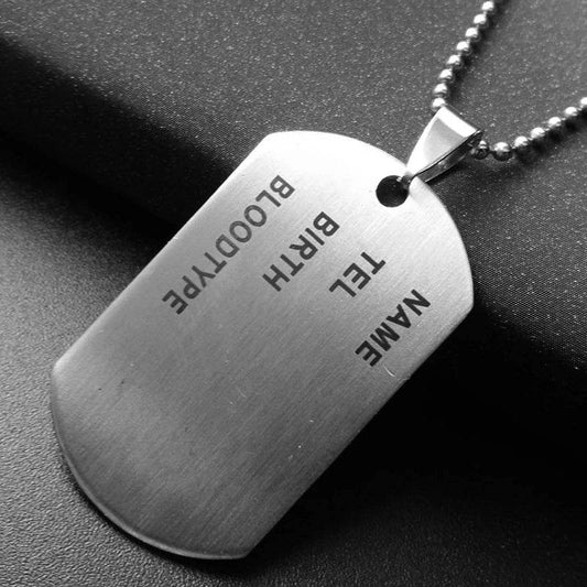 Military ID Tag Necklace - Durable And Personalized - Military-Outdoors.com