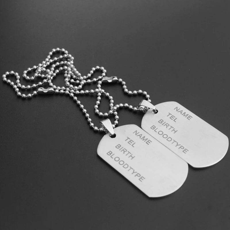 Military ID Tag Necklace - Durable And Personalized - Military-Outdoors.com