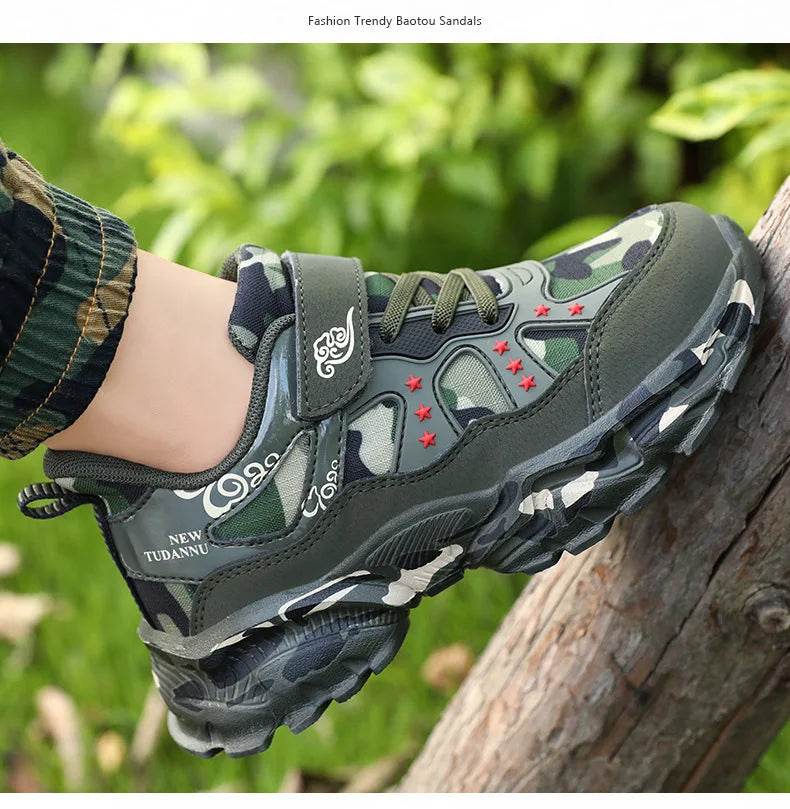 Military-Grade Autumn Winter Kids Shoes - Durable & Stylish - Military-Outdoors.com