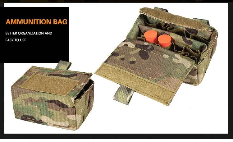 Military Custom Molle Pockets Tactical Belt - Military-Outdoors.com