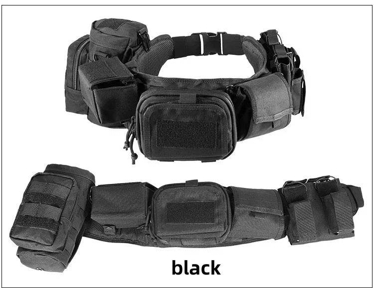 Military Custom Molle Pockets Tactical Belt - Military-Outdoors.com