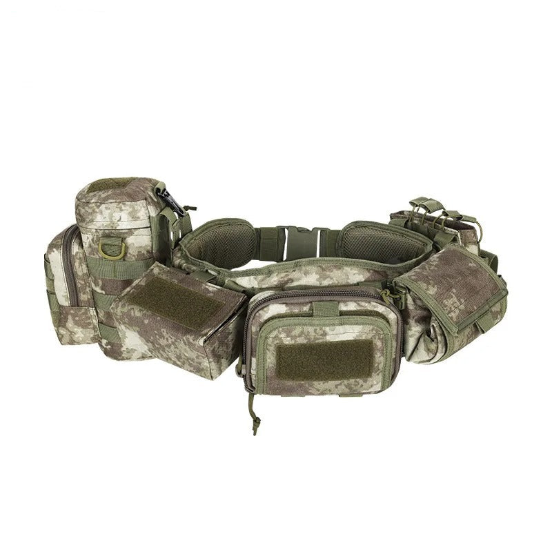 Military Custom Molle Pockets Tactical Belt Military-Outdoors.com